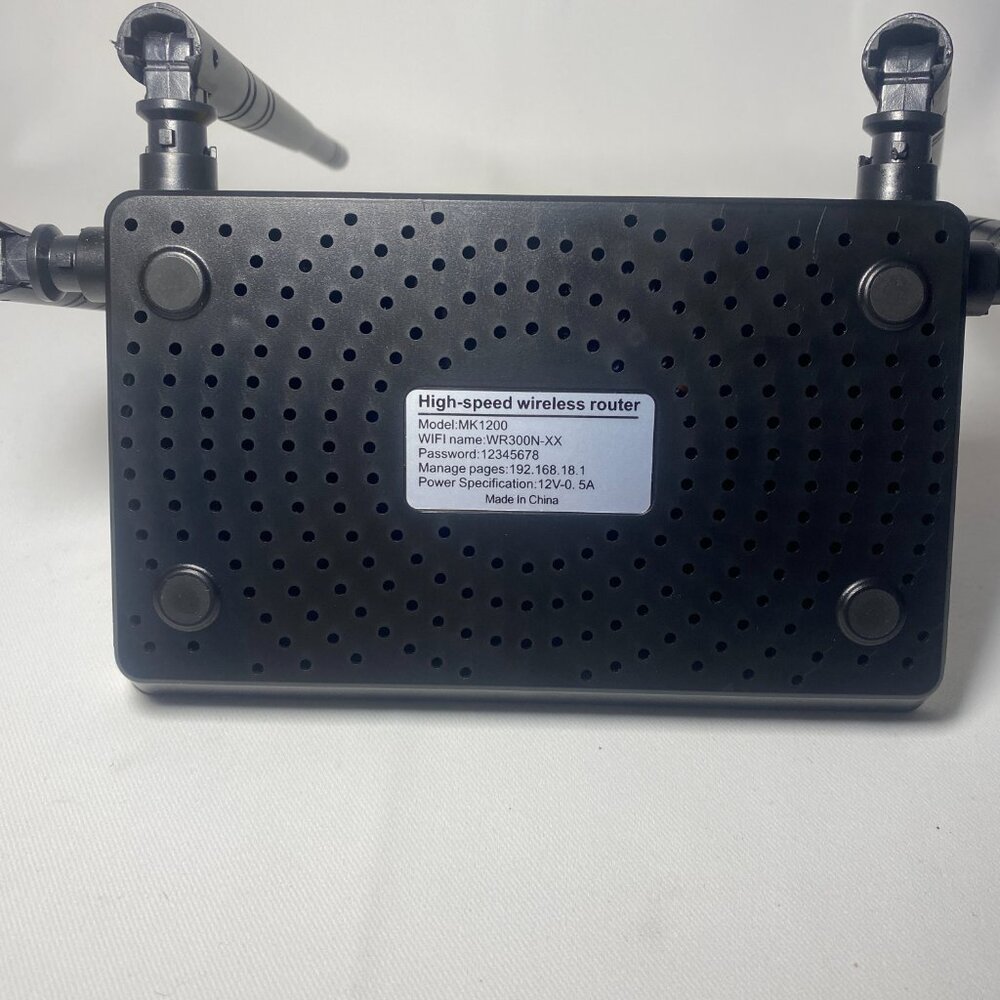 High Speed Wall-Through Wireless WiFi Router MK1200 Portable Tested Working EUC - Picture 6 of 9
